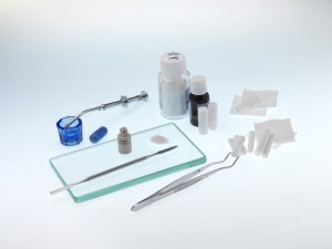 Material dentista amalgama , vidrio, vaso dapen 010